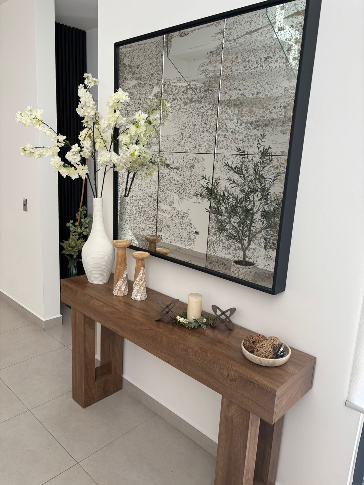Espejo decorativo avejentado