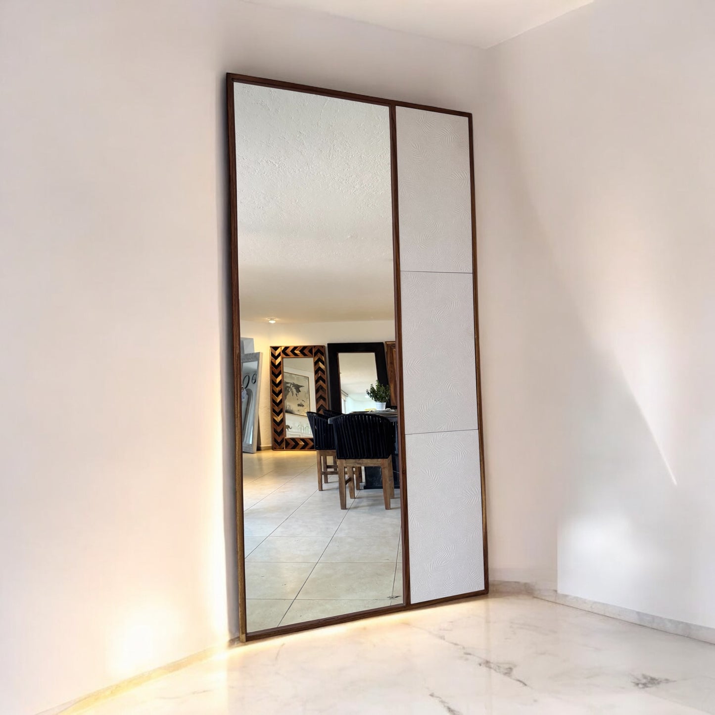 Espejo Cerámica Parota