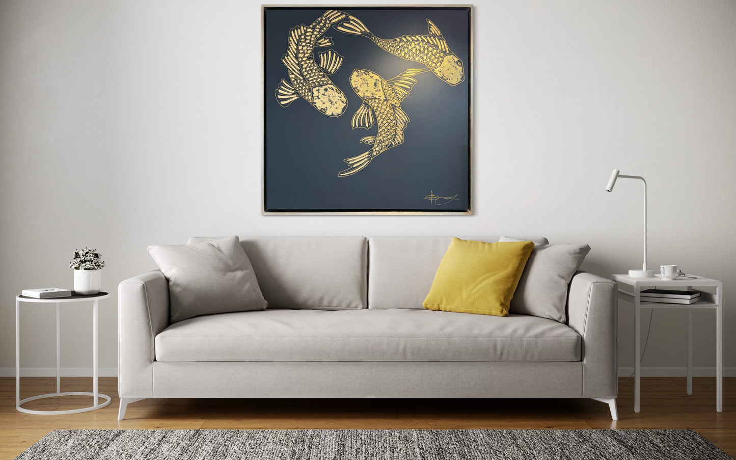 Cuadro Golden koi