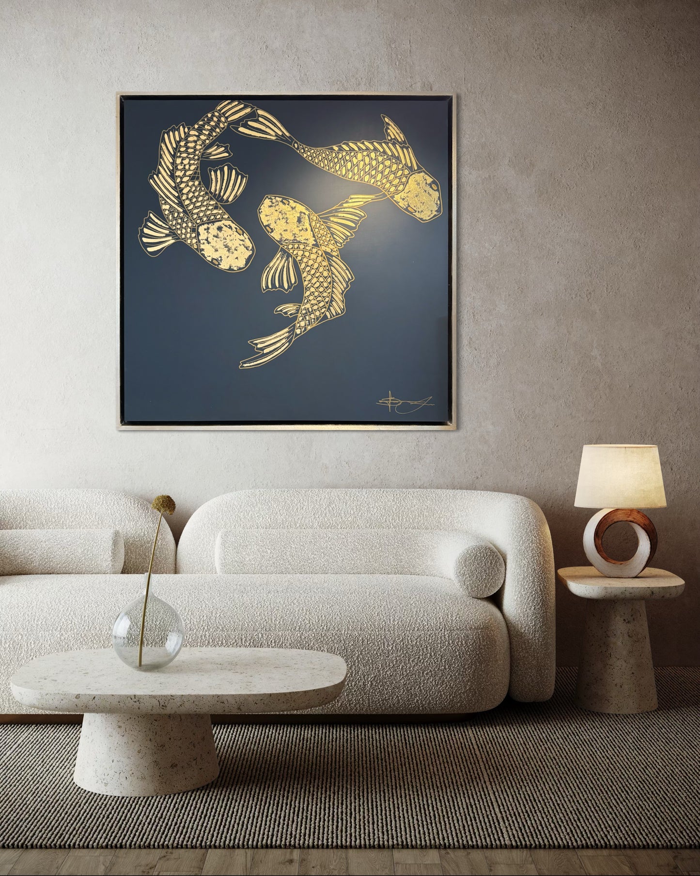 Cuadro Golden koi