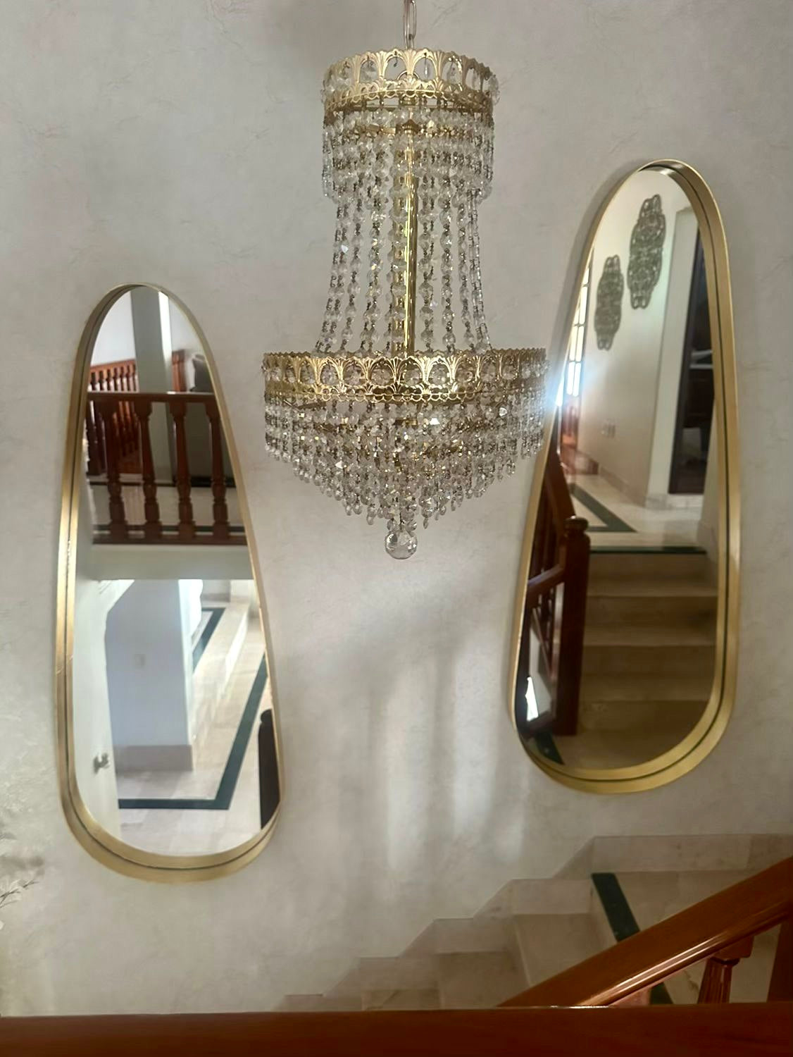 Espejo Biella oro