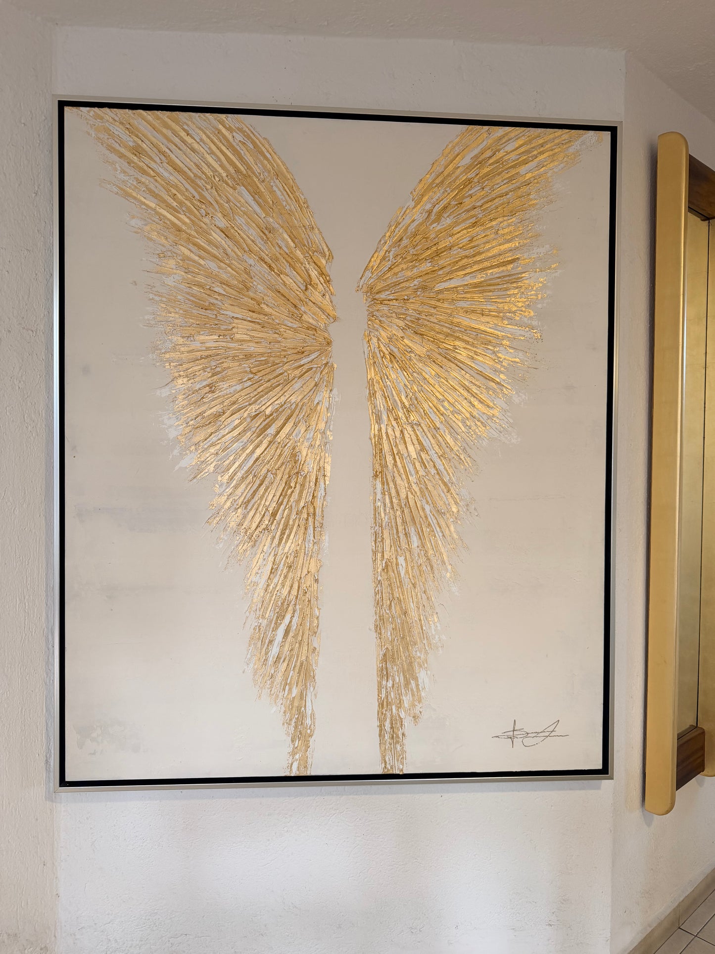 Cuadro alas ángel mío