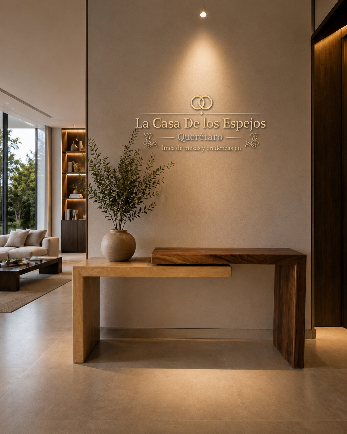 Credenza-Recibidor Nassua encino /parota