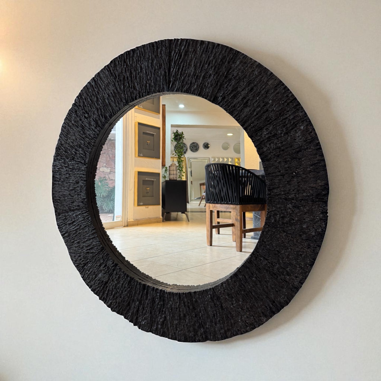 Espejo Madeart negro