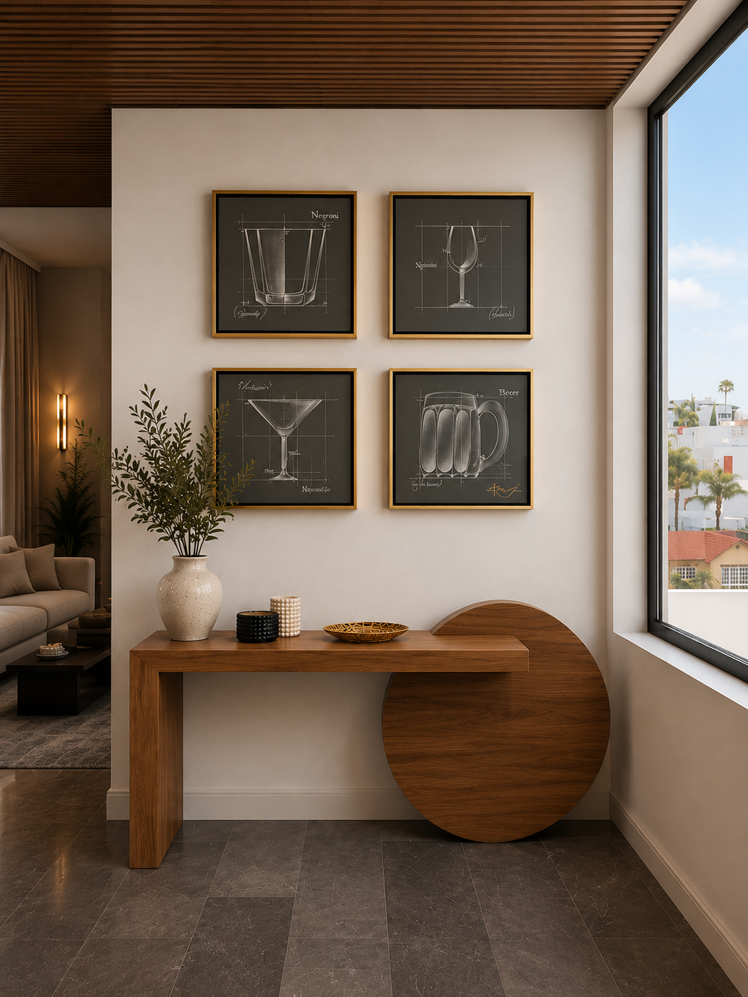 Set cuadros decorativos drinks