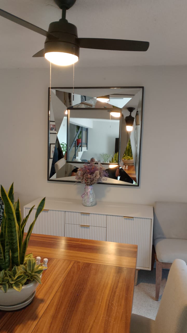 Espejo Caleidoscopio negro