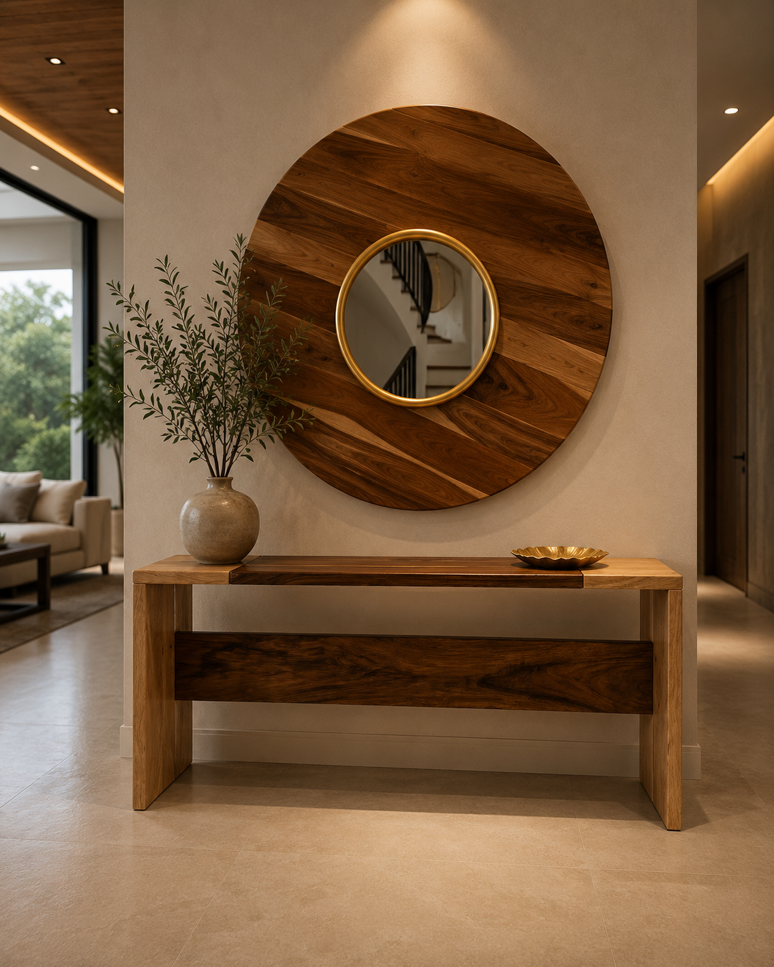 Espejo decorativo redondo maxi Falak