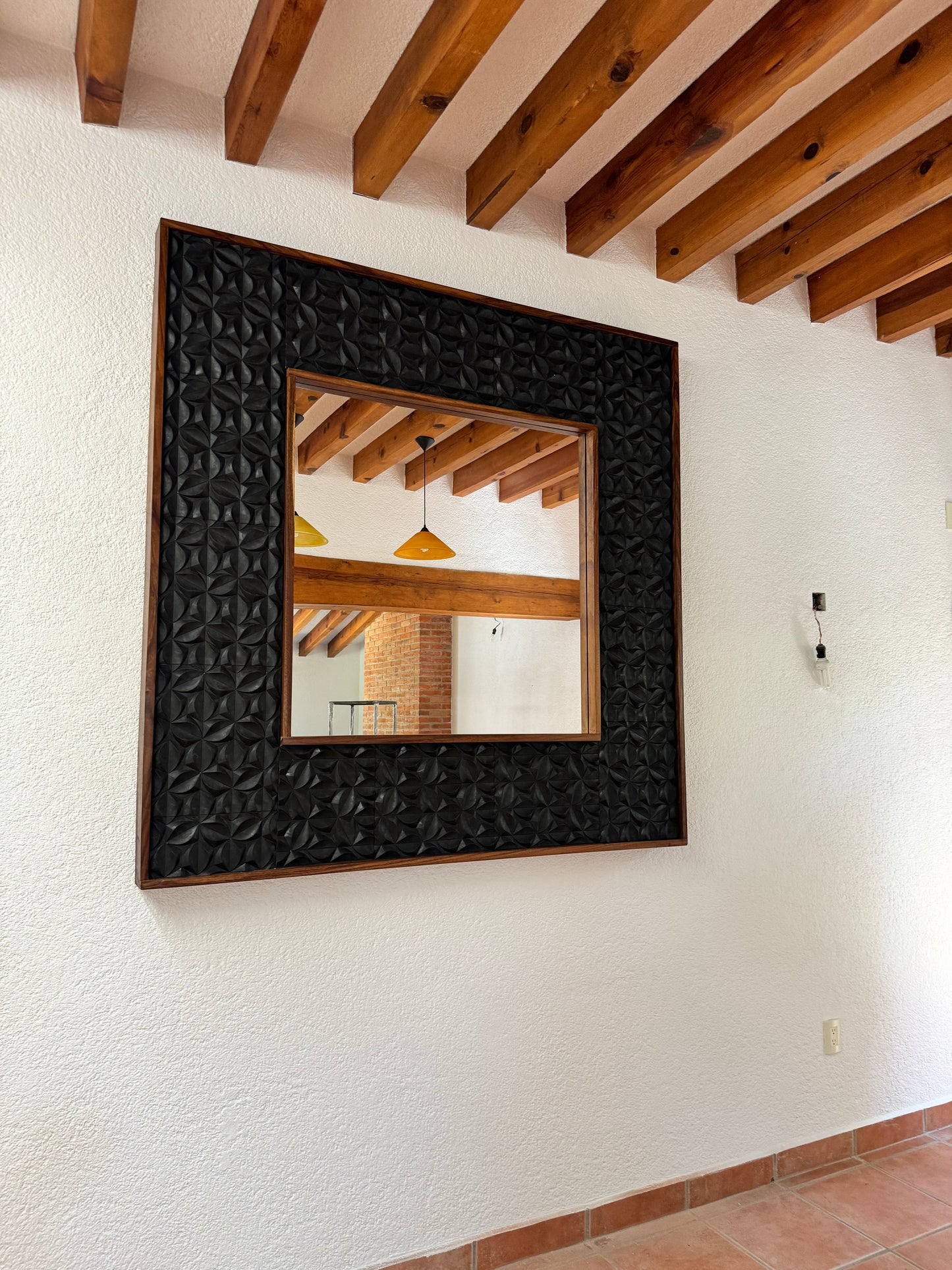 Maxi Espejo flores parota