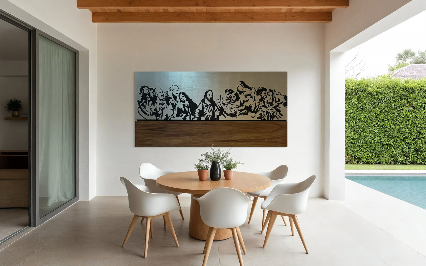 Cuadro Decorativo Última Cena parota