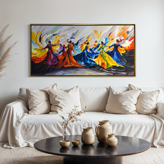 Cuadro bailarinas colors