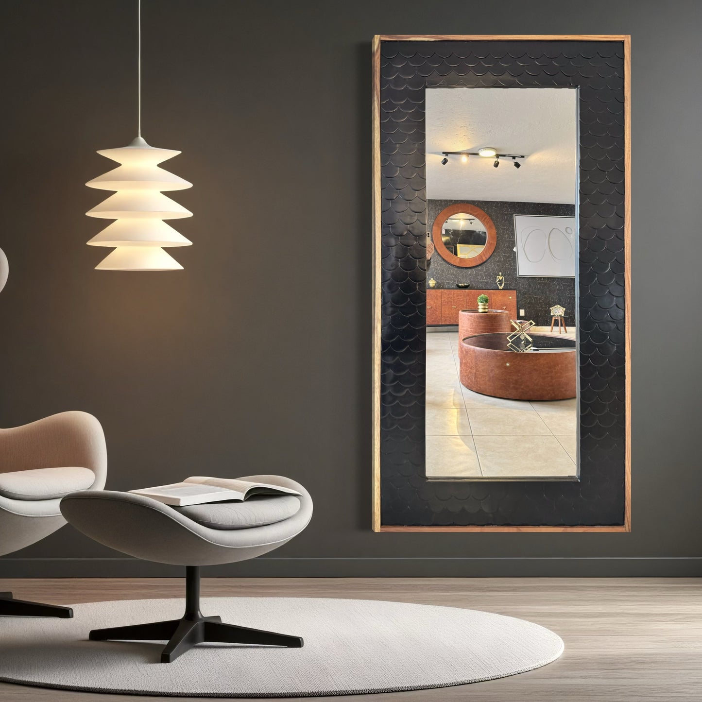 Espejo escama parota