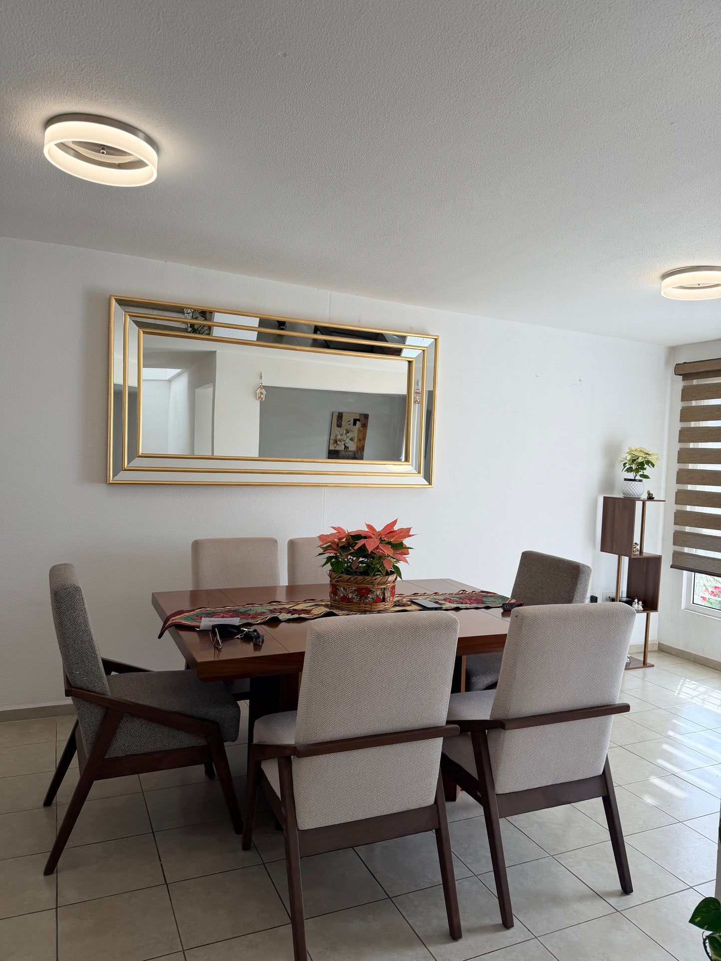 Espejo decorativo Nicolo triple oro