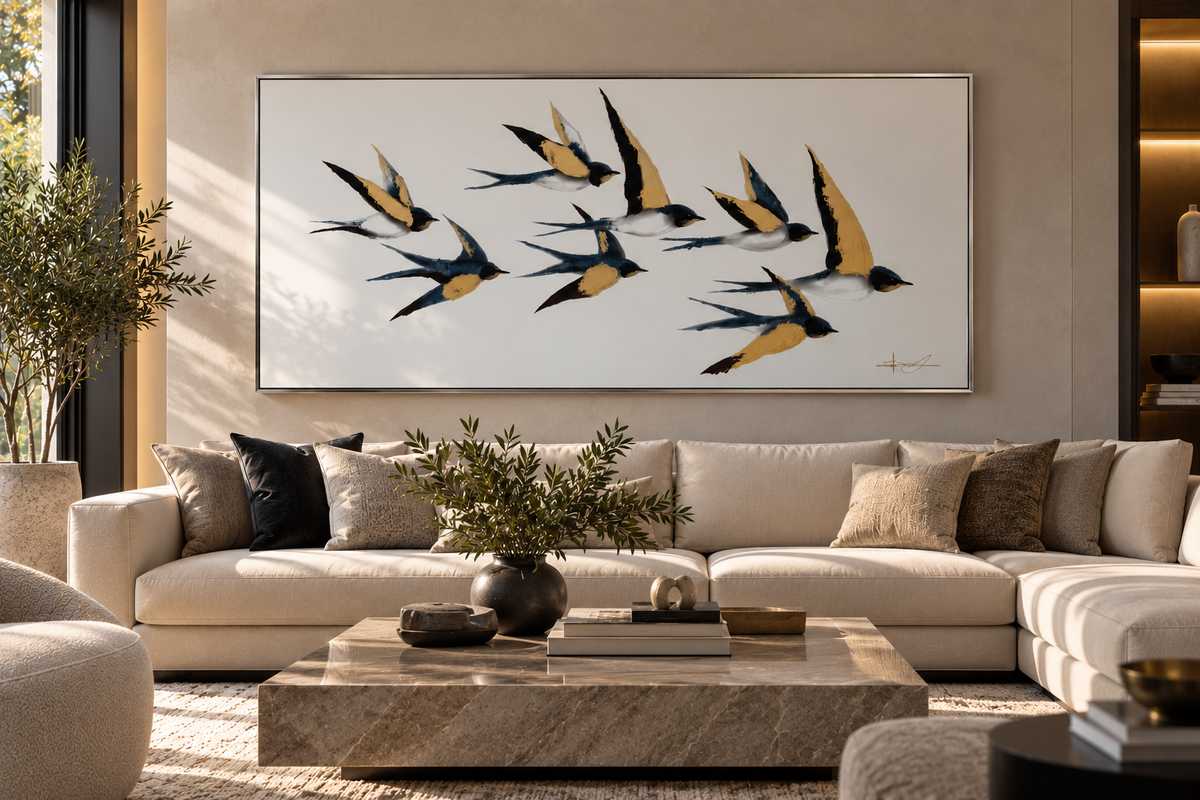 Cuadro decorativo gran formato el Vuelo