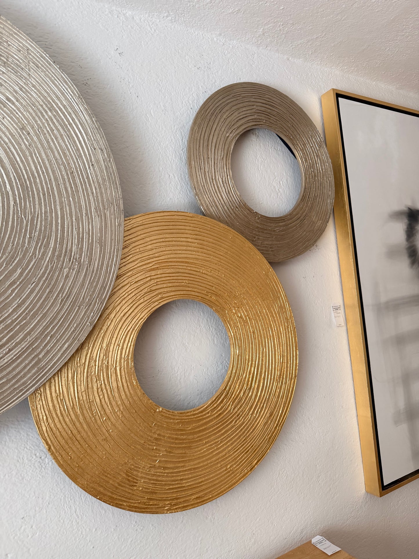 Set decorativo arte objeto COMPOSICIÓN 3 oros