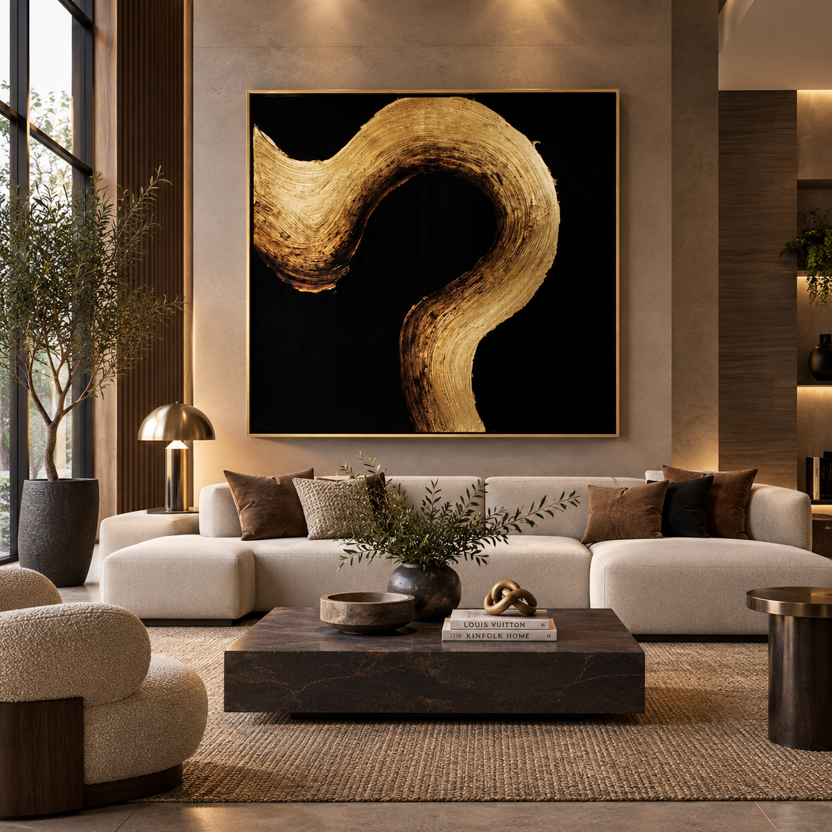 Cuadro decorativo de gran formato Golden road