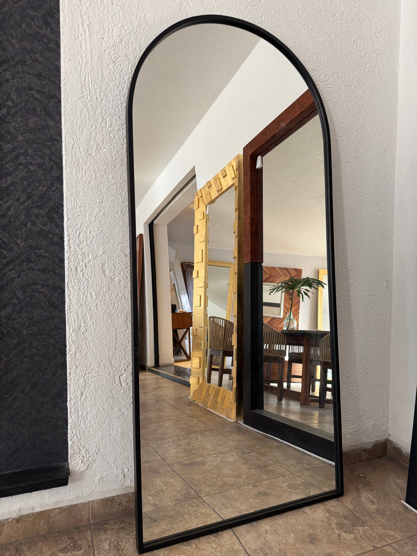 Espejo arco metal