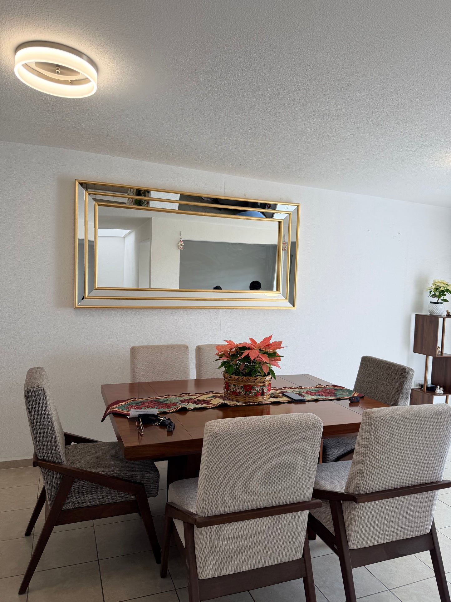 Espejo decorativo Nicolo triple oro