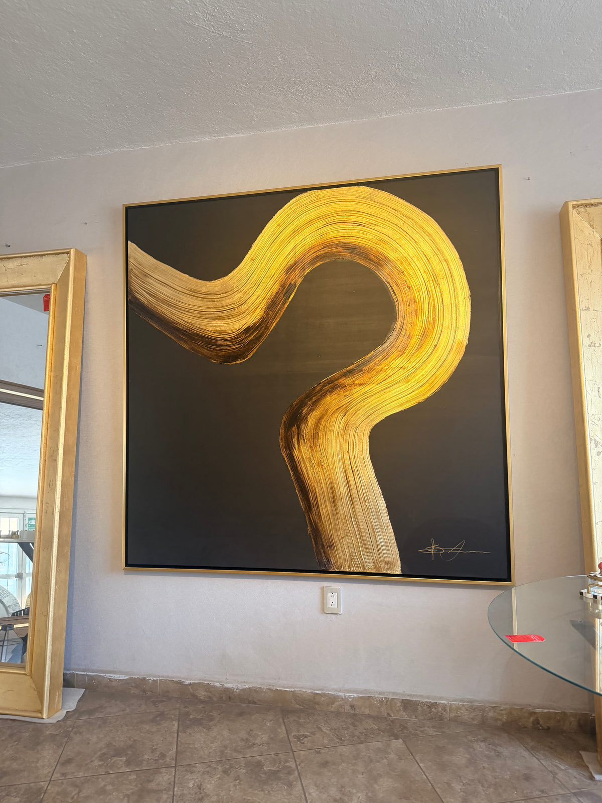 Cuadro decorativo de gran formato Golden road