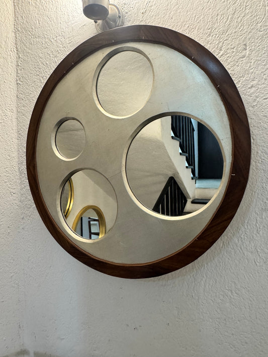 Espejo Engranes parota plata