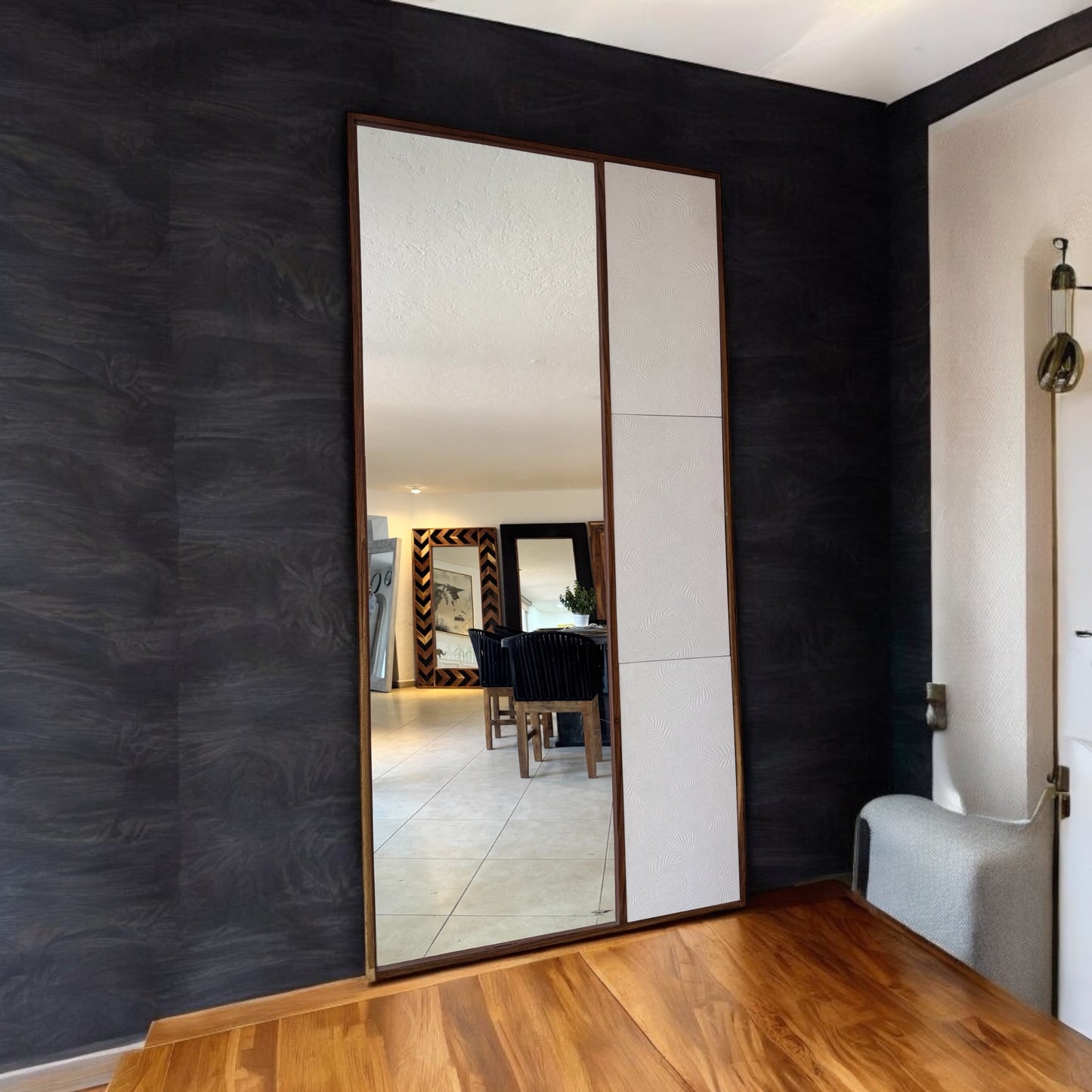 Espejo Cerámica Parota