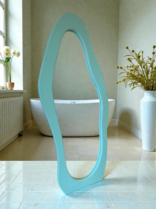 Espejo decorativo cuerpo completo orgánico