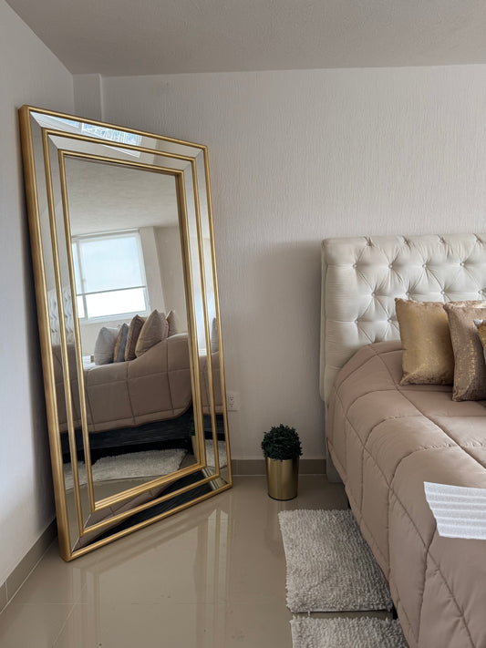 Espejo decorativo Nicolo triple oro