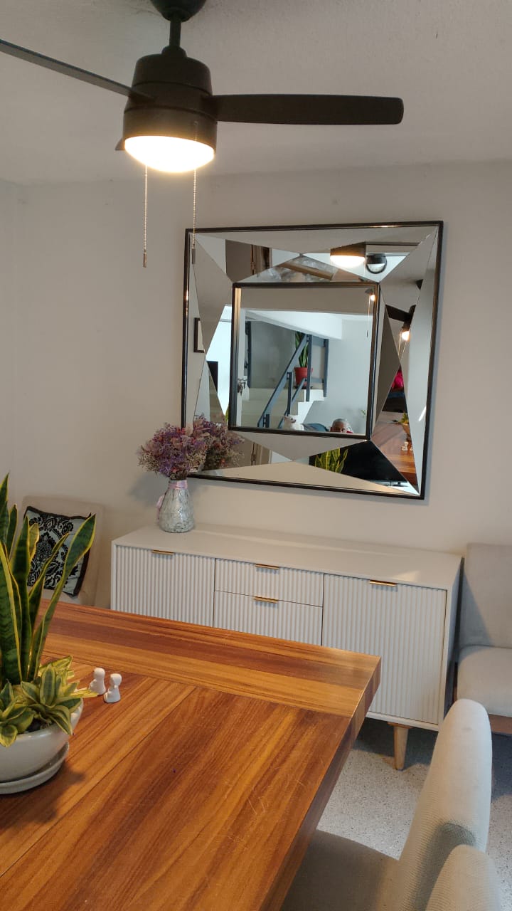 Espejo Caleidoscopio negro