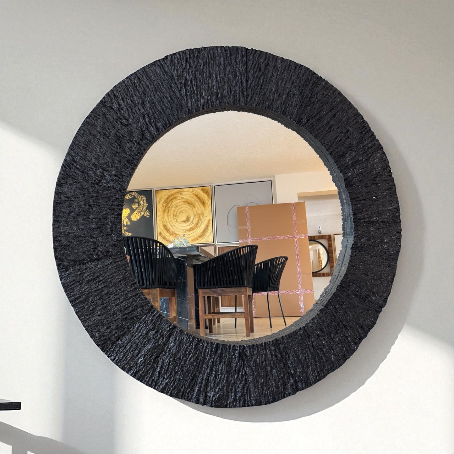 Espejo Madeart negro