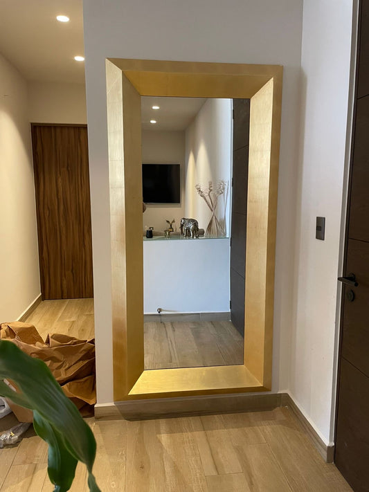 Espejo decorativo high oro