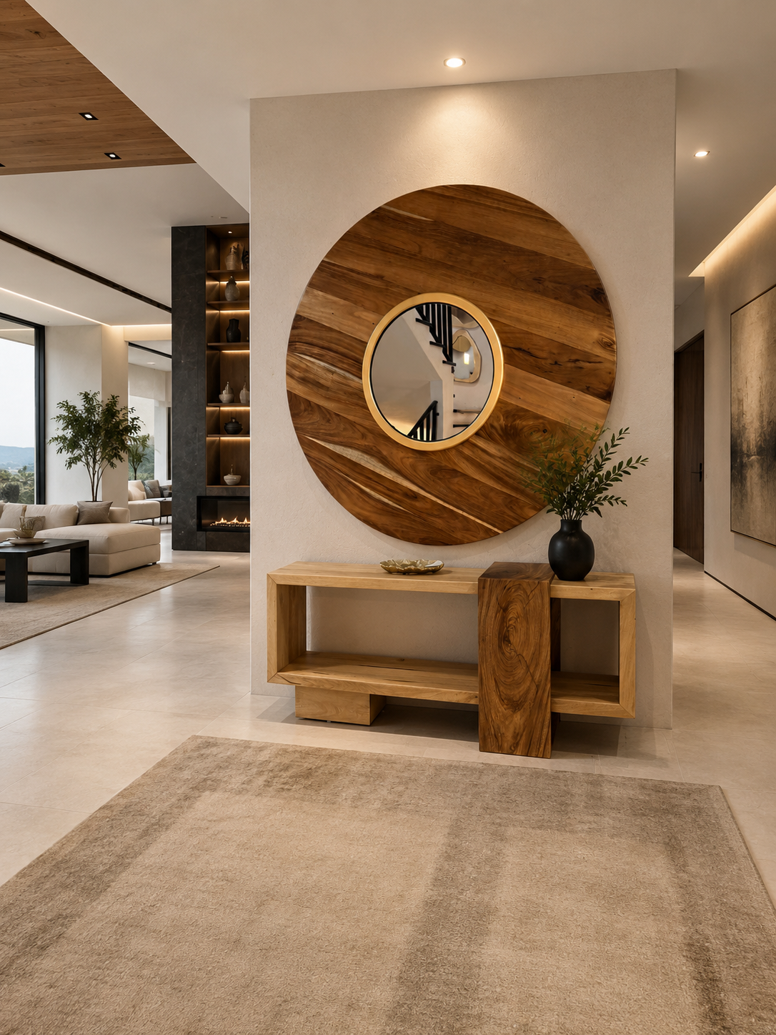 Espejo decorativo redondo maxi Falak