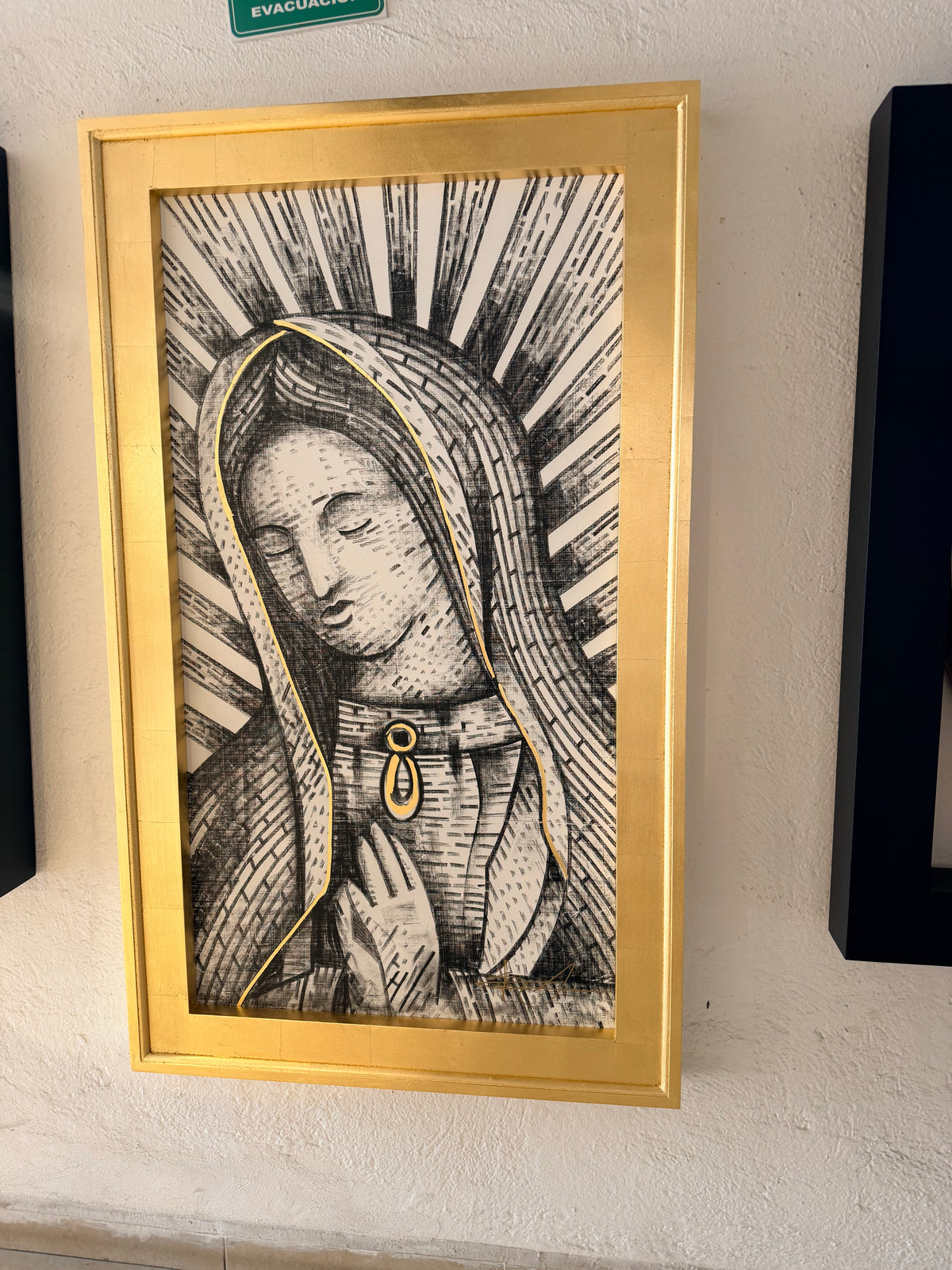 Cuadro religioso contemporáneo Virgen María