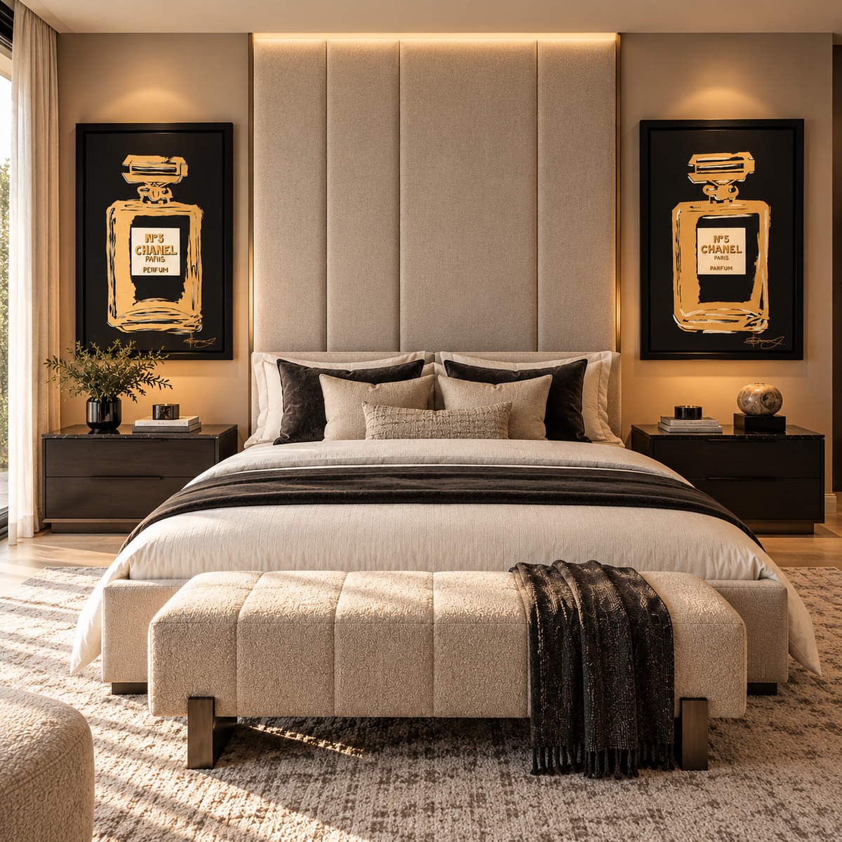 Set Cuadros decorativos Chanel 5